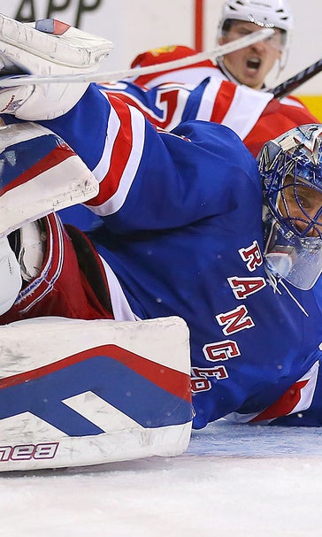 Rangers G Lundqvist out at least 3 weeks with vascular injury